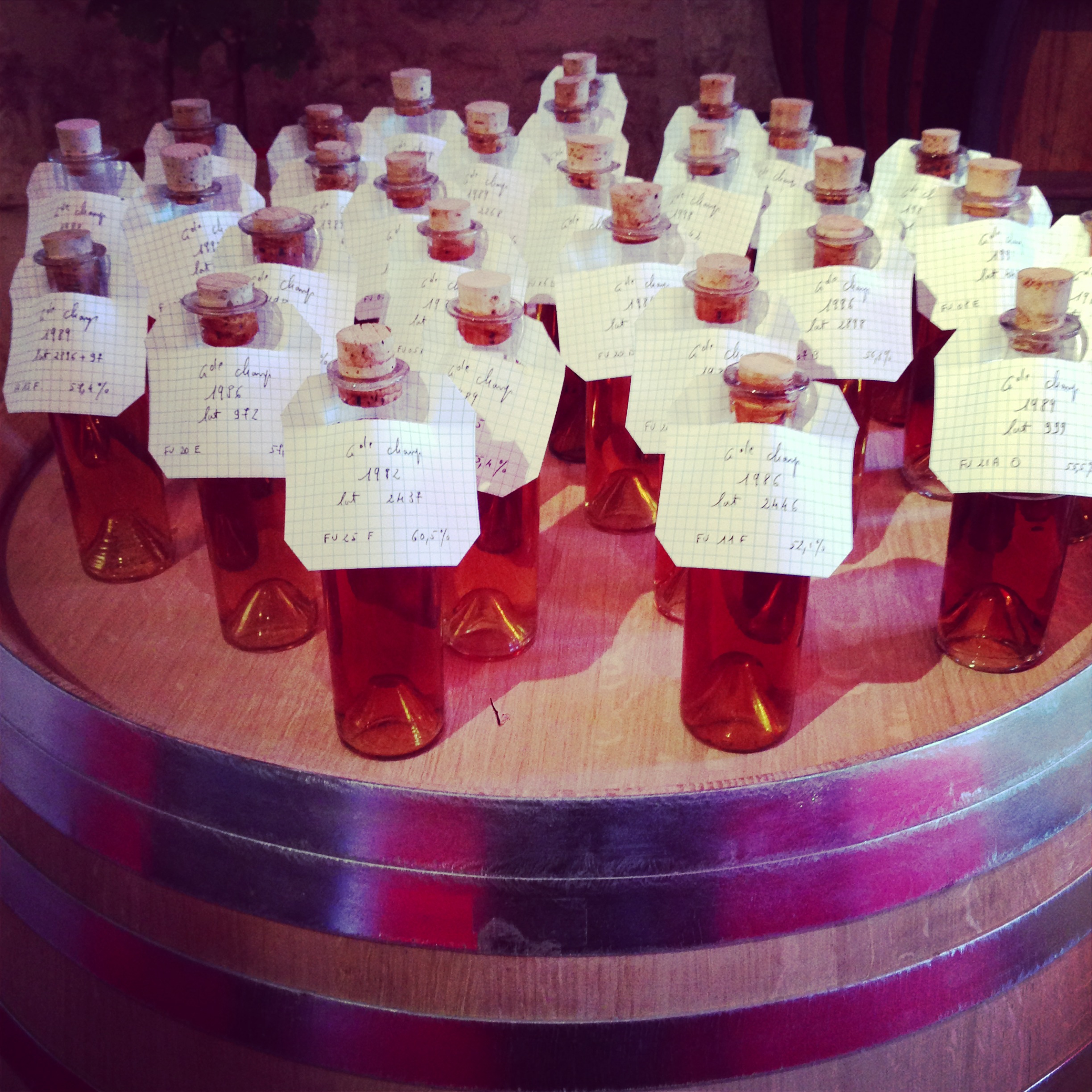 Cognac bottles