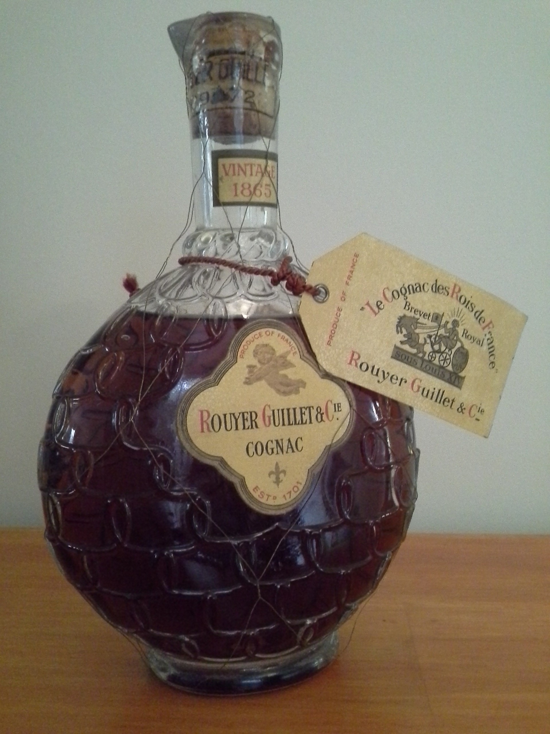 Rouyer Guillet 1865 Vintage Cognac for sale | Cognac Expert: The Cognac ...