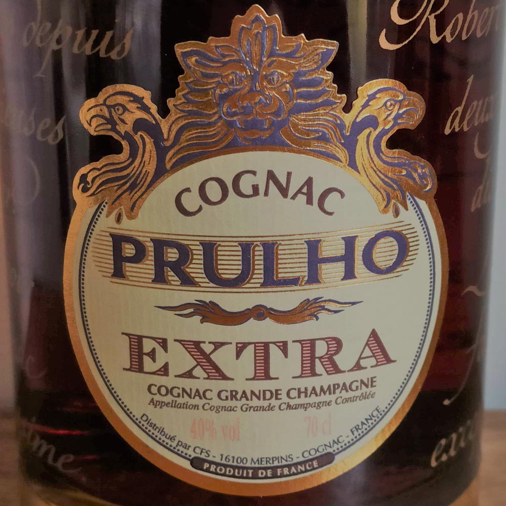 Prulho Extra Eclat Grande Champagne front label