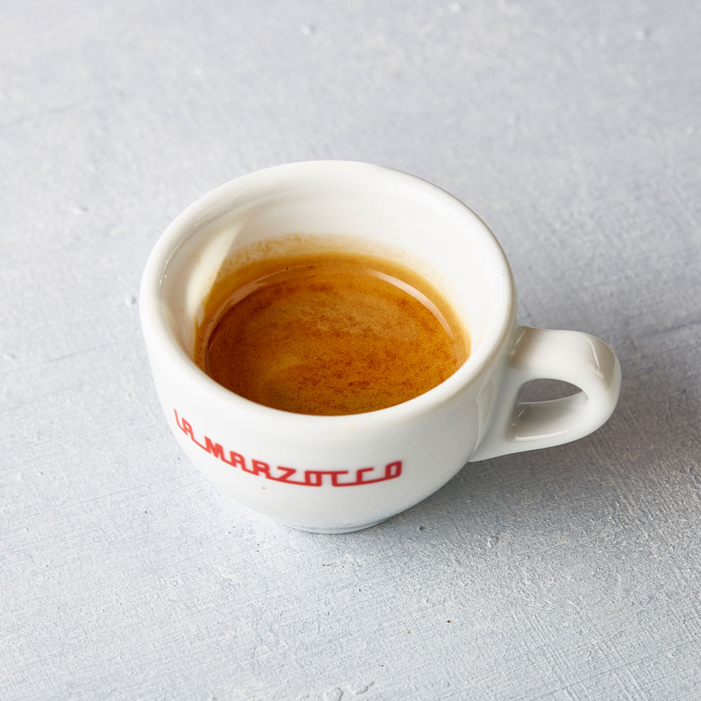 Espresso in La Marzocco coffe cup