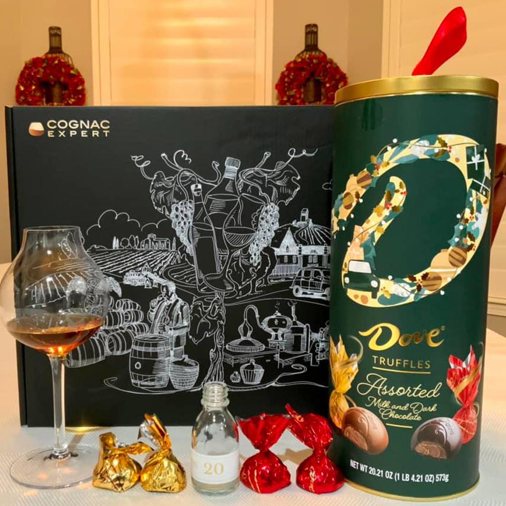 Forgeron Barrique 2.1 Cognac paired with Dove truffles