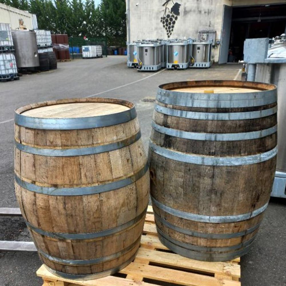 B2B project bulk cognac 2 barrels on palette
