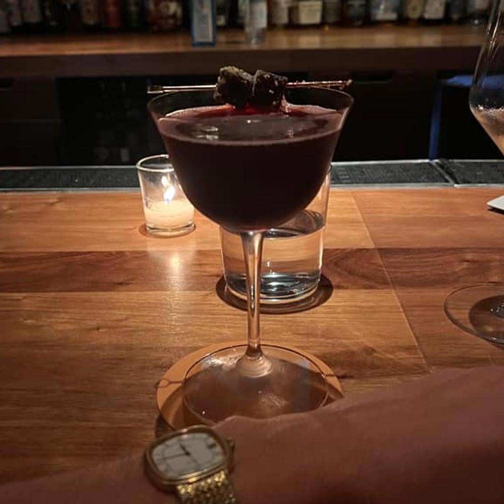 Jules Dee Klis' cognac cocktail